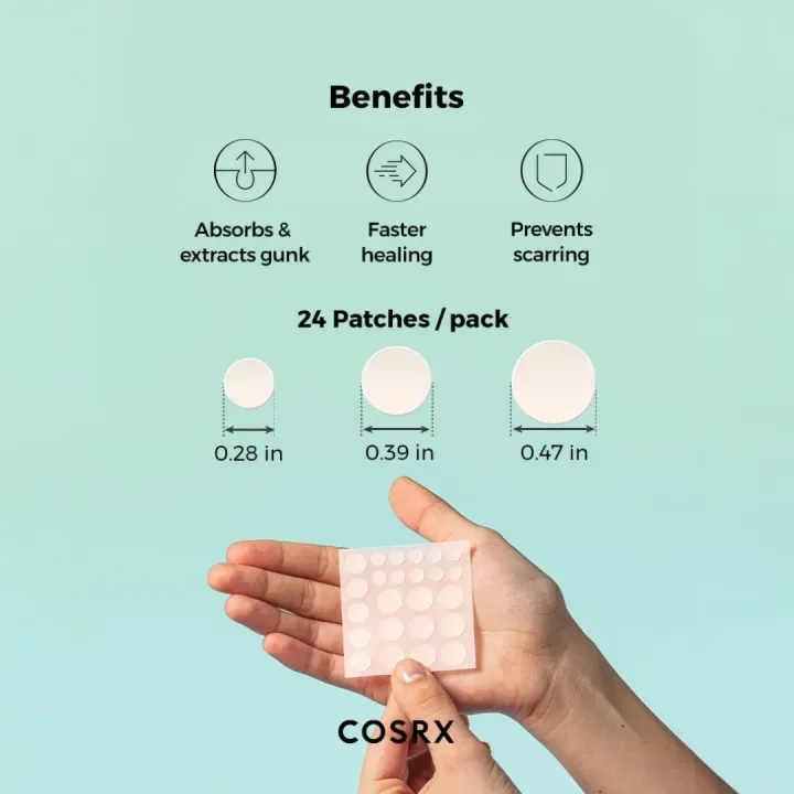 COSRX ACNE PIMPLE MASTER PATCH- 24 Patches(ব্রণ পিম্পল প্যাচ ত্বকে সমস্যাযুক্ত দাগের নিবিড় যত্ন প্রদান করে।) 5