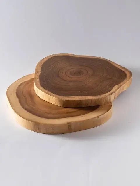 Stylish Wooden Slice Chopping Board - Add Style To Your Kitchen With This Elegant Wooden Chopping Board 2