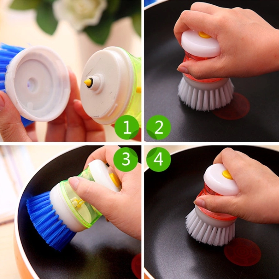 Scrubber Hydraulic Pressure Cleaner Kitchen Cleaning Dish Brush 3