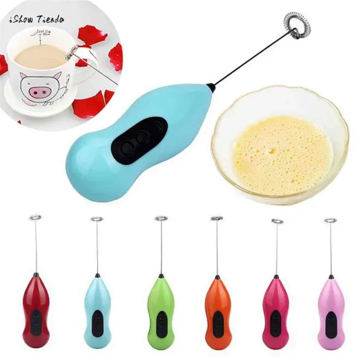 Mini Drink Frother, Portable Hand Blender for Lassi, Milk, Coffee, Egg Beater Mixer 4