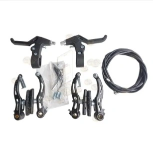 Bicycle V Brake MTB,Cable Wire and Break Lever Full Set 6