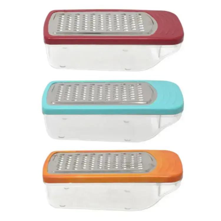 Famous Big Cheese and Vegetable Grater, Unbreakable Plastic With Steel Net 7