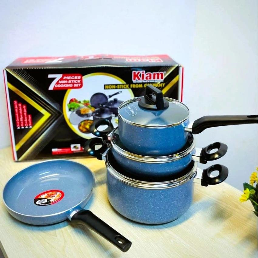 Kiam 7 Pcs Non-Stick Cooking Set (For Gas Stove) 2