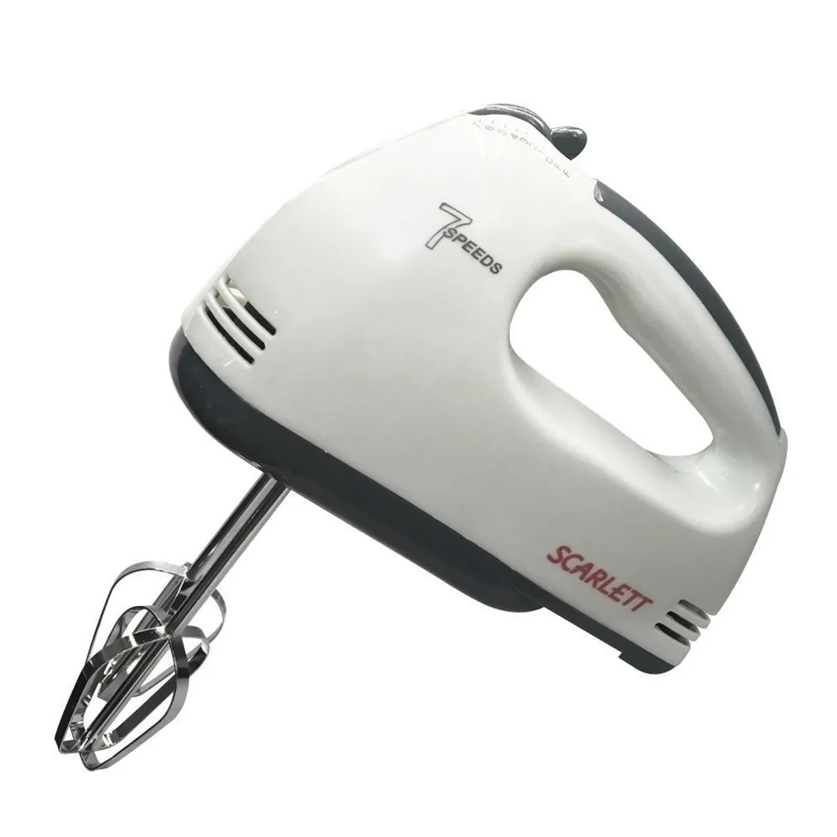 Scarlett 150 Watt Electric Egg Beater Cream Mixer 5 Speed Control Sweep Kitchen Utensils with 4 Stirrers 1