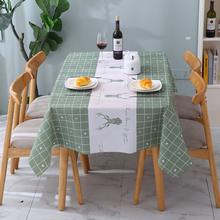 Protect Your Table With The Pvc Waterproof Oil-Proof Colorful Dining Linen Tablecloth Protector Roll - Functional Table Cover 6