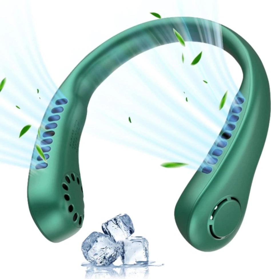 Neck Fan Portable Rechargeable Cooling Neck Fan Personal Neckband Fan 6