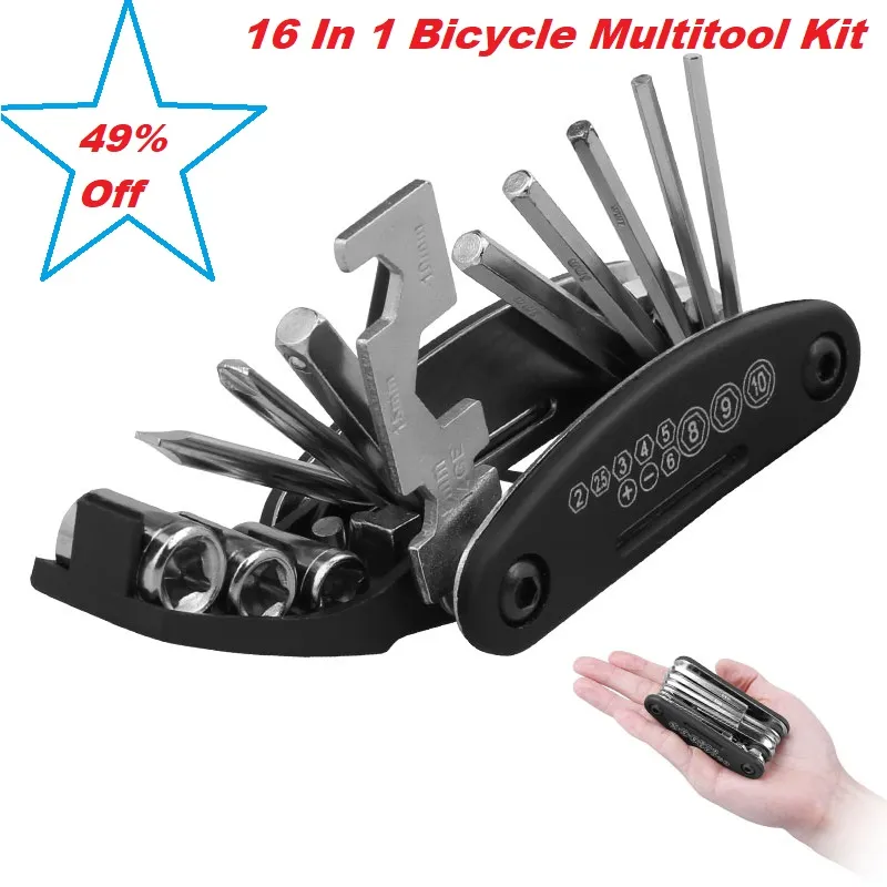 Bicycle Tools 16 in 1 Multi Function Bike Bicycle, Mechanic Repair Tool Kit (made in Shanghai ) 2