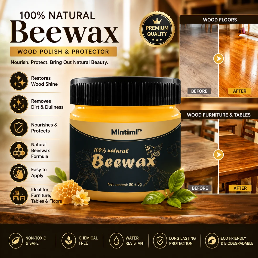 Beewax Wood Polish Polisher Polishing Compound Wax Floor Seasoning Furniture 4