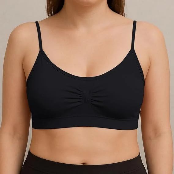 Sana Women's Seamless Padded Wirefree Comfort Bra new model 1 PCS 2