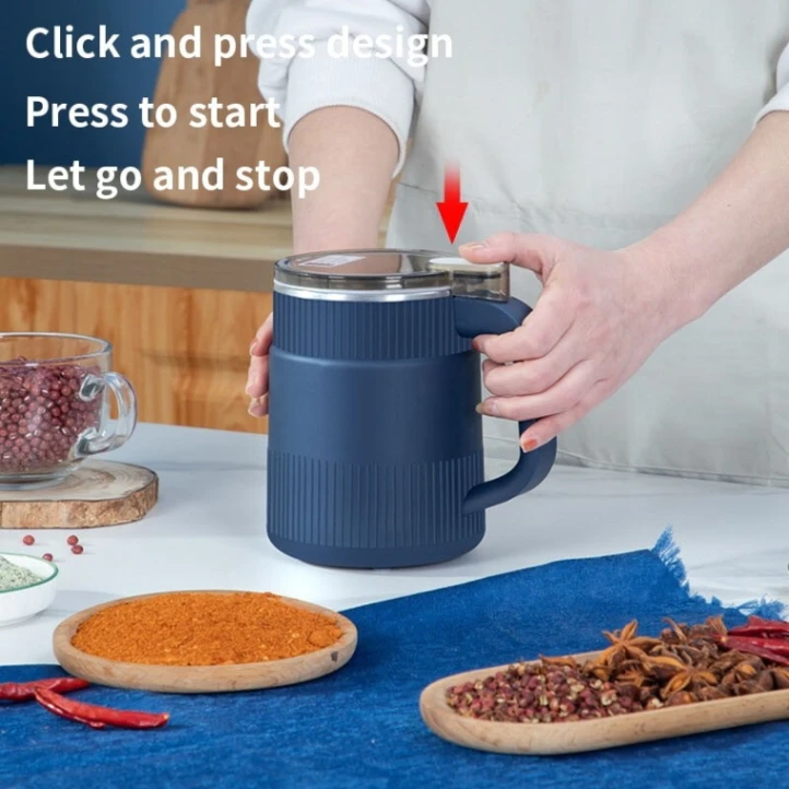 Electric Coffee Grinder, Household Small Powder Grinding Machine, Stainless Steel Electric Spice Grinder Fine Powder Grinder Coffee 5