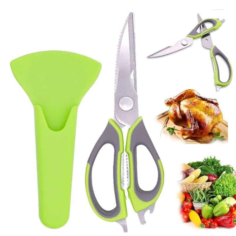 8 In 1 Kitchen Scissors, Multi-Functional kitchen Scissor 4