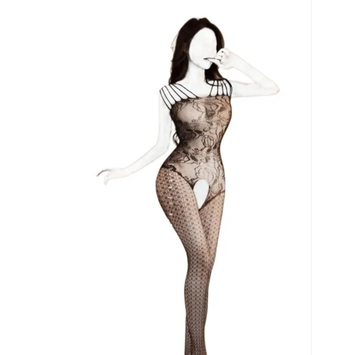 Free Size Body Net Dress for Women 2