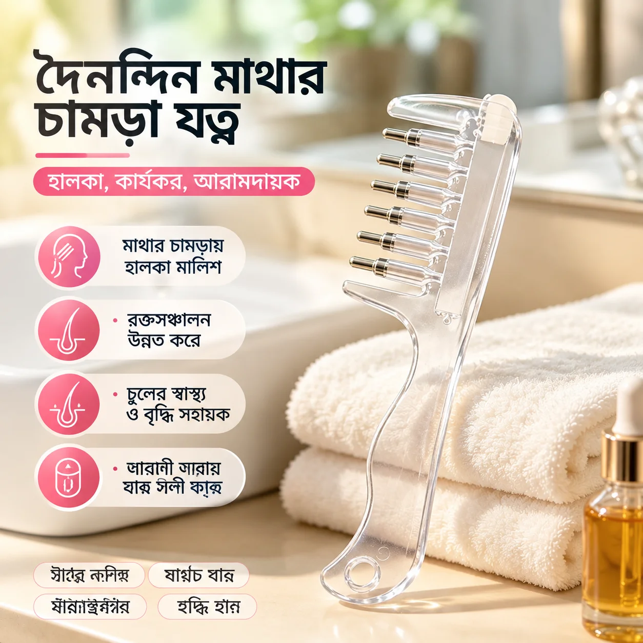 Hair Oil Applicator Comb 2