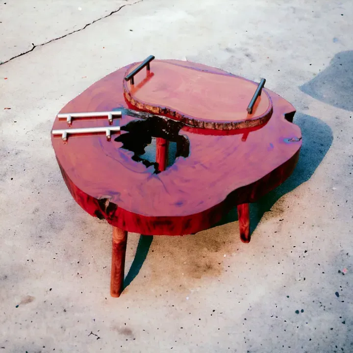 live edge center table 3