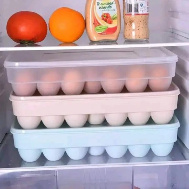 Egg Storage Box 24 Grids Plastic 1