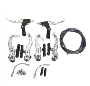 Bicycle V Brake MTB,Cable Wire and Break Lever Full Set 5