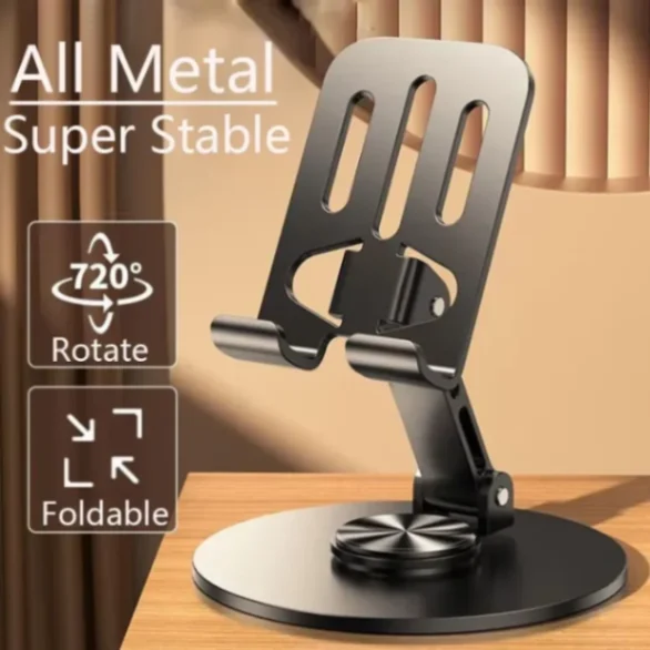 *📱 ALLOY PHONE STAND – Model NO.K81*  
*Universal Foldable Phone Desktop Stand* 2