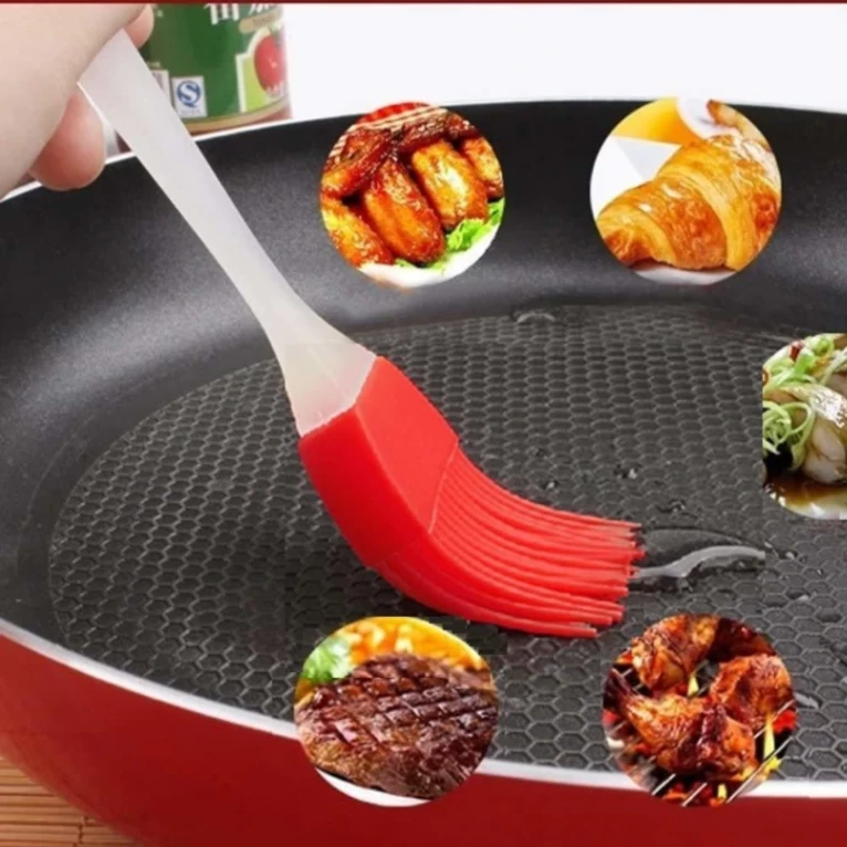Silicone Basting Spatula and Brush Kitchen Oil Cooking Baking 4