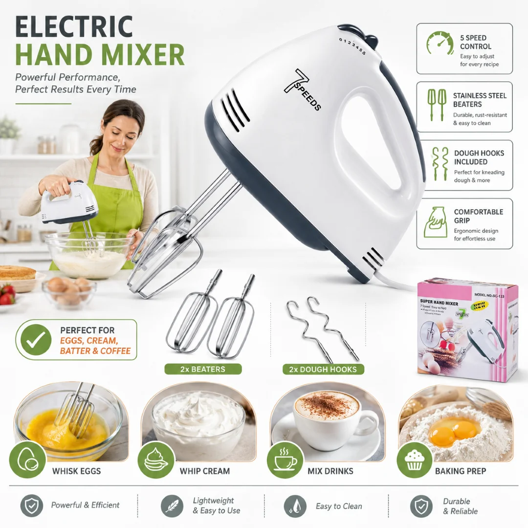 Hand Mixer And Egg Beater for Cake Cream 1