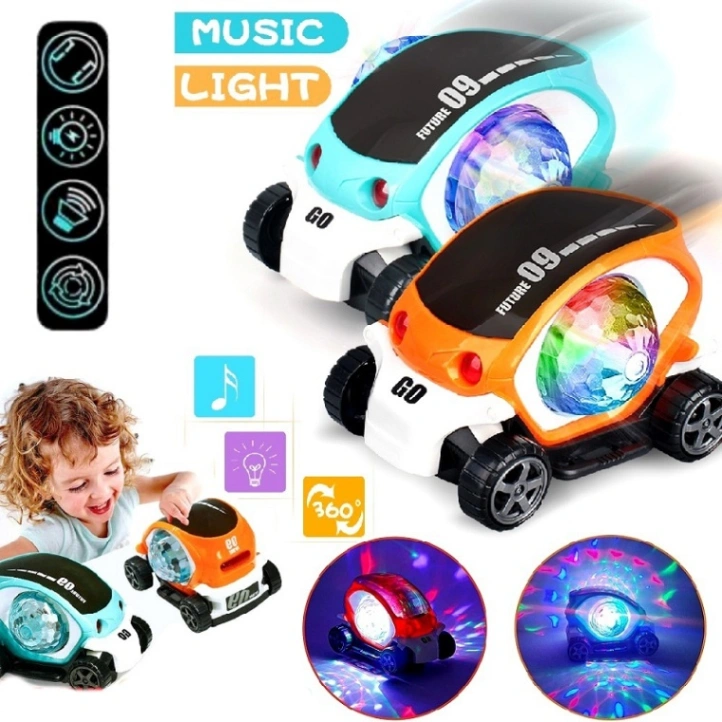 09 Future Car Rotate 360° with Flashing Light & Music 3D Electric Toy Cars for Kids. Didai 09 Future Car 6