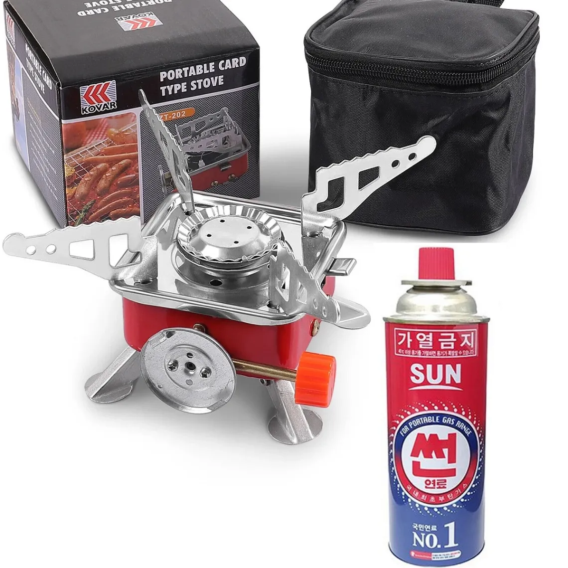 Mini Gas Stove And Mini Gas Cylinder Combo 4
