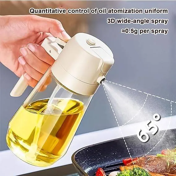 2 in 1 Oil Sprayer and Oil Dispenser Bottle 500ml 3