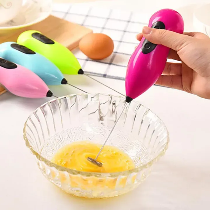Mini Drink Frother, Portable Hand Blender for Lassi, Milk, Coffee, Egg Beater Mixer 2