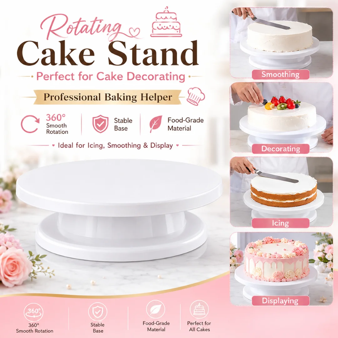 Cake Turntable, 360° Rotating Best Cake Turntable 2