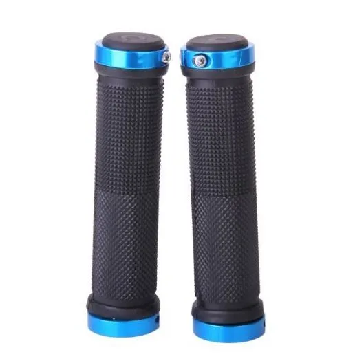 1 Pair Handlebar Grips Bicycle Road Mountain Bike Handle Double Lock on Aluminium Alloy Bike Handlebar Hand Cover 2