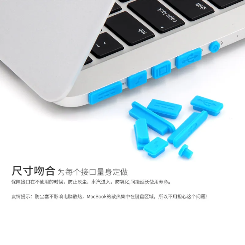 Dust Plug - 16Pcs/Set Anti Dust Plug For Laptop Silicone Cover Stopper Laptop dust plug laptop dustproof usb dust plug Computer Accessories 3
