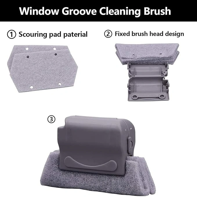 Window Groove Frame Cleaning Brush, Thai Cleaner Brush 6