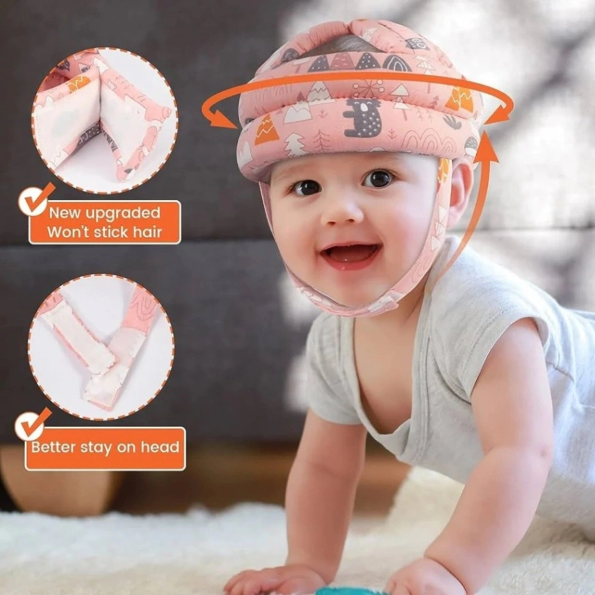 Kids Safety Head protector | Baby Safety Helmet Infant Toddler Breathable & Adjustable Head Cushion| Kids or baby safety Cap 6