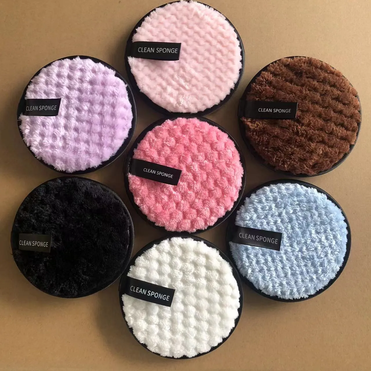 Face cleaning Make up Remover Puff 1pcs 7