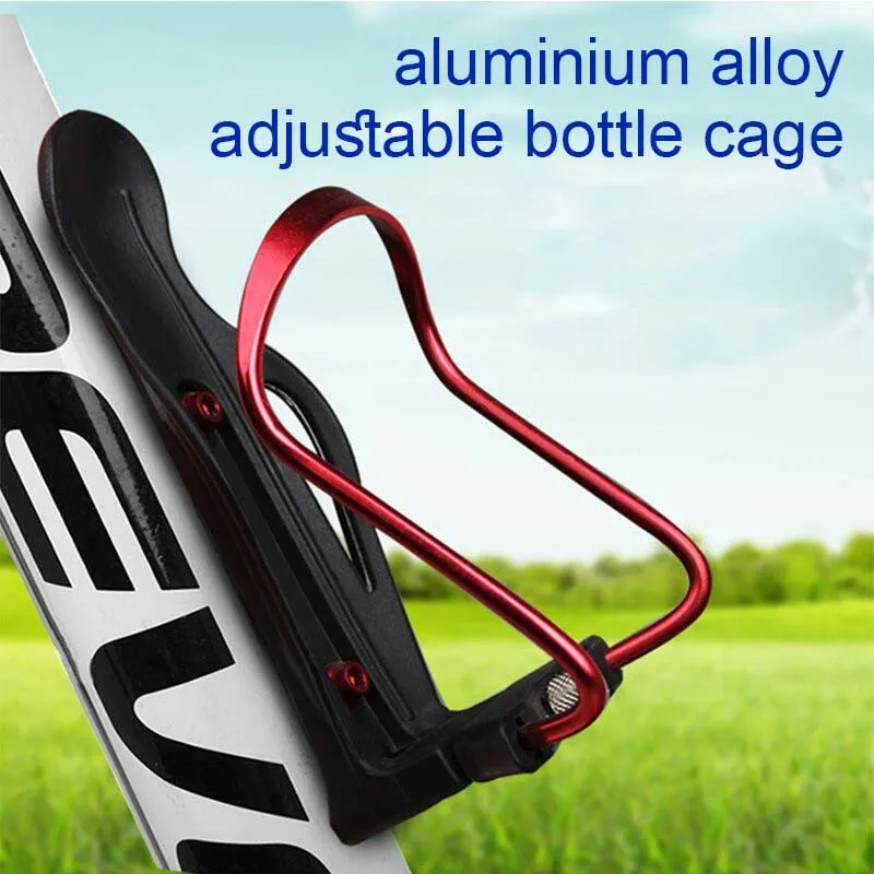 New Aluminum Alloy Bike Bicycle Cycling Drink Water Bottle Rack Holder Cage Bike 2
