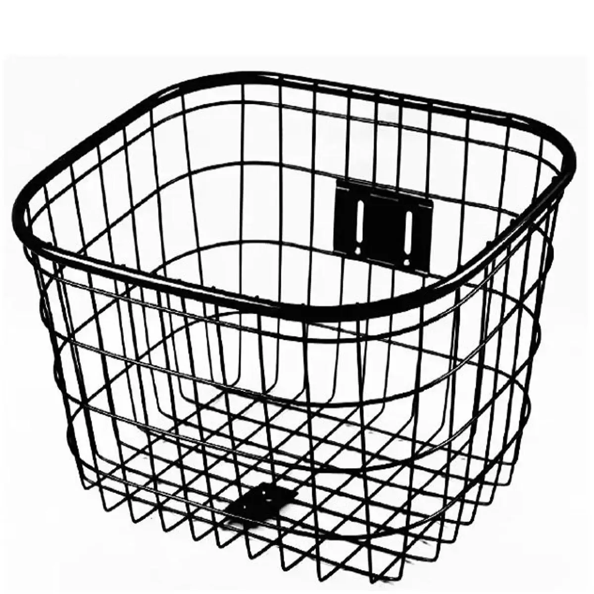 Bicycle Basket Iron Steel Role Rubber Plastered Bicycle Accessories 2