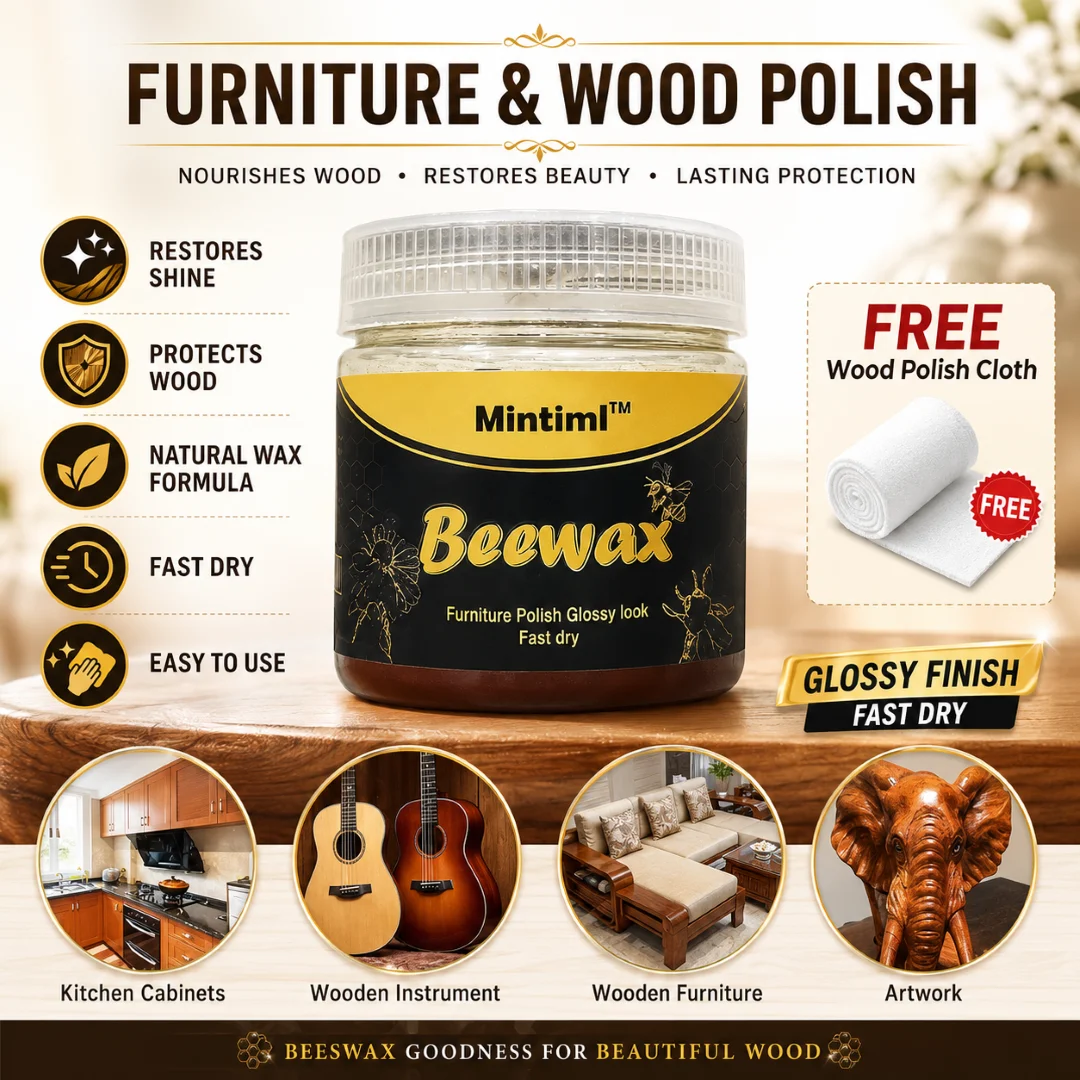 Beewax Wood Polish Polisher Polishing Compound Wax Floor Seasoning Furniture 1
