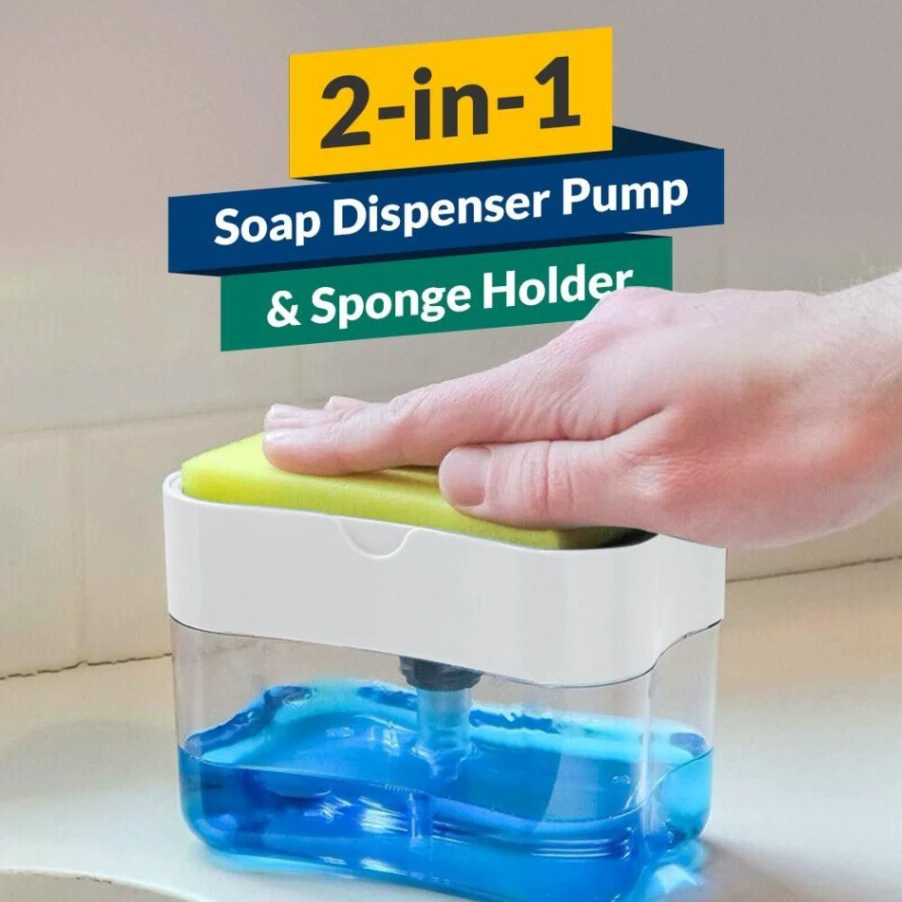 Soap Pump & Sponge Caddy 7