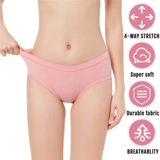 China Love Panty For Women, Women Cotton Panty Mid Waist &amp; Full Coverage 1 pcs 3