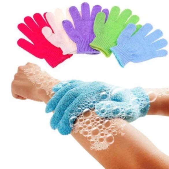 Bath Glove Cleaning Body Massage Sponge Wash Skin Moisturizing SPA Five Fingers Shower Scrub Gloves Foam 4