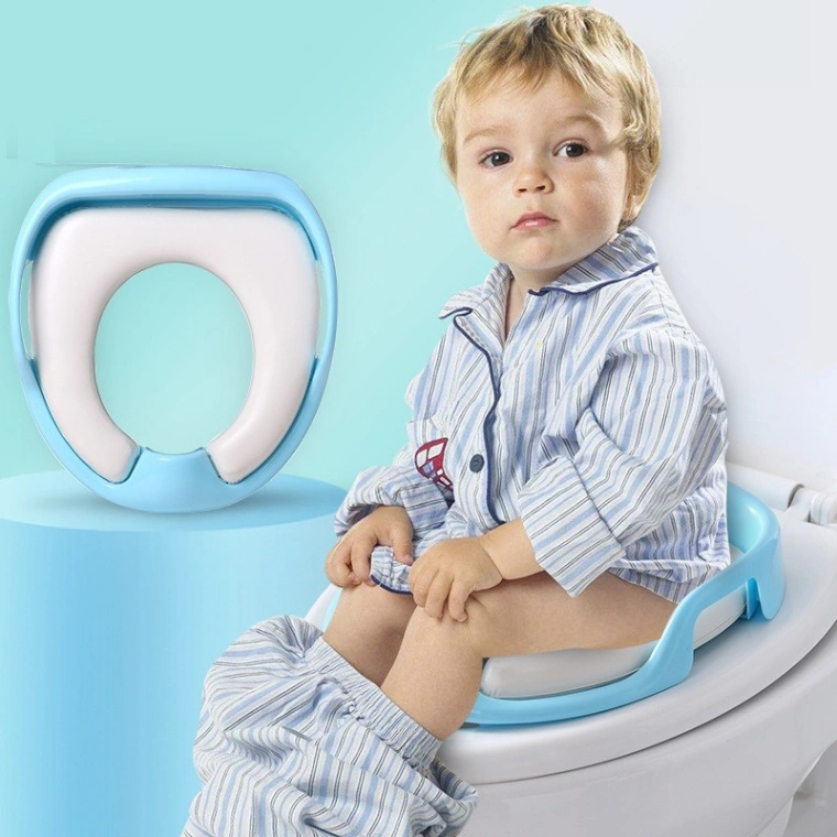 Soft Baby Toilet Seat, Toilet Training/Commod/Potty Safe Seat For Kids (18-30Months) Sitting Ring with Handles Bathroom Trainer Closestool Cover 6