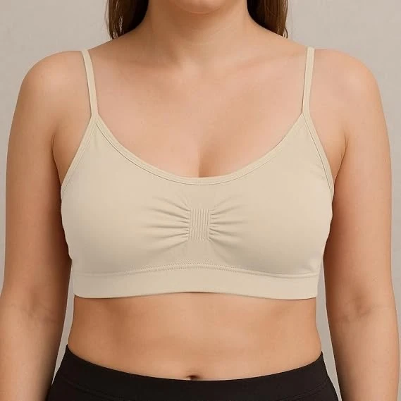Sana Women's Seamless Padded Wirefree Comfort Bra new model 1 PCS 4