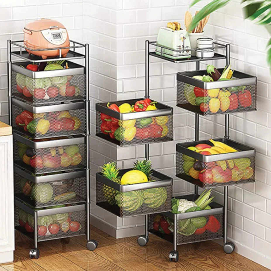 5 Tier Layer Kitchen Storage Rack 2