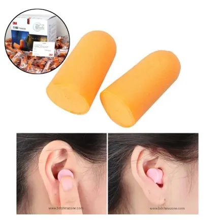 Pu Foam Anti-noise Waterproof Earplugs Soundproof Sleep Earmuffs Good 3M1100 professional noise reduction sound earplugs anti-noise learning to sleep with sleep 2