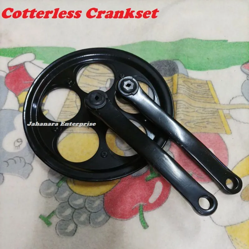 Cycle Crankset- Cotter Pin less Bicycle Crankset (Black) - সাইকেল - সাইকেল 2