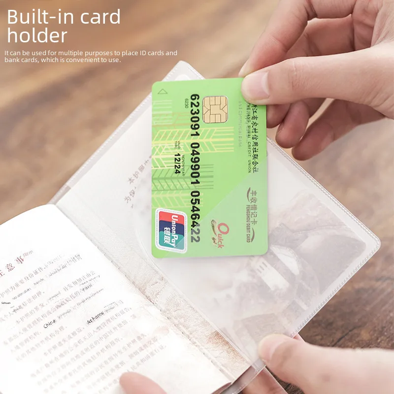 Transparent Passport Cover-1PCS 4