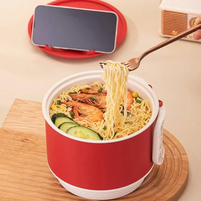 Electric Multi Functional Cooker, Mini Rice CookerFashion Electric Cooking Pot (1.6L), 2