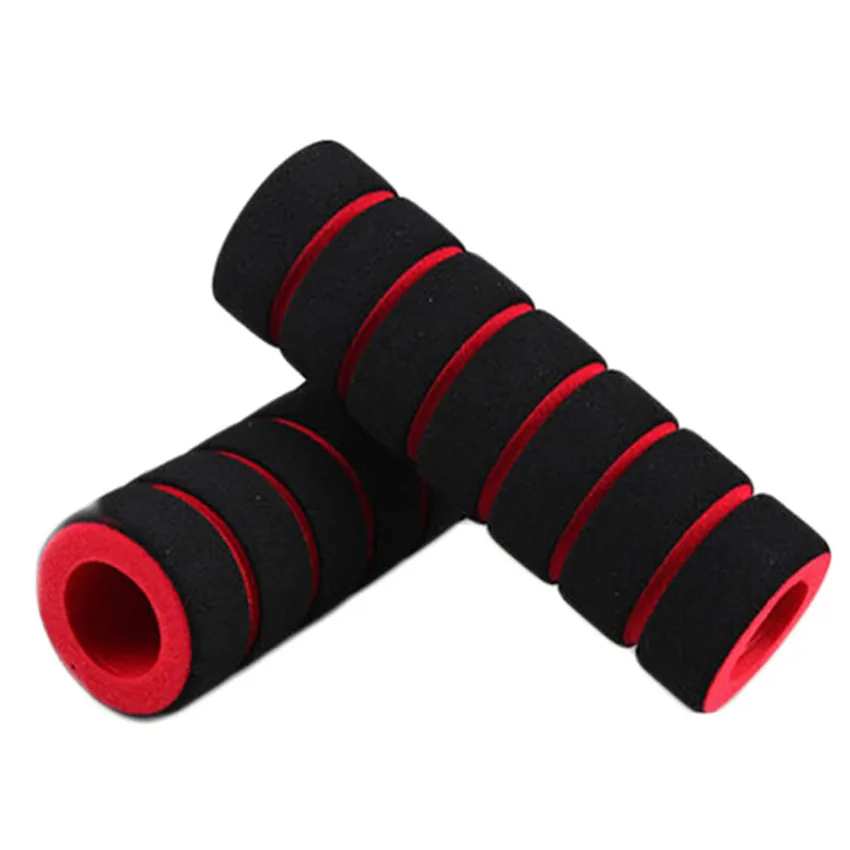 Bicycle Handlebar Bicycle Grip Sponge Cover Non Slip Handle Bar Foam Sponge Grips 2 Pcs Mixed Color 4