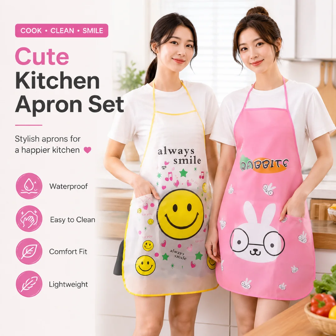 Waterproof Kitchen Apron 1pcs For Cooking And Cleaning 1