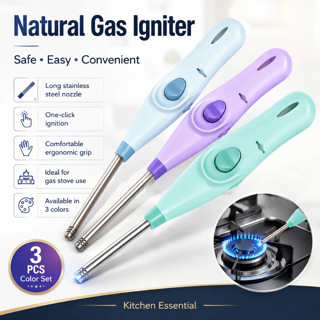 1Pcs Gas Lighter Acendedor (WH WEIHAO) Kitchen Gas Lighter 1