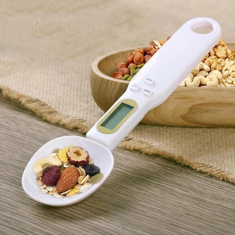 Digital Spoon Scale, Digital Measuring Spoon, 300g/0.1 Digital LCD Measuring Spoon Scale Electronic Weighing Spoon Scale Household Kitchen Accessory 4